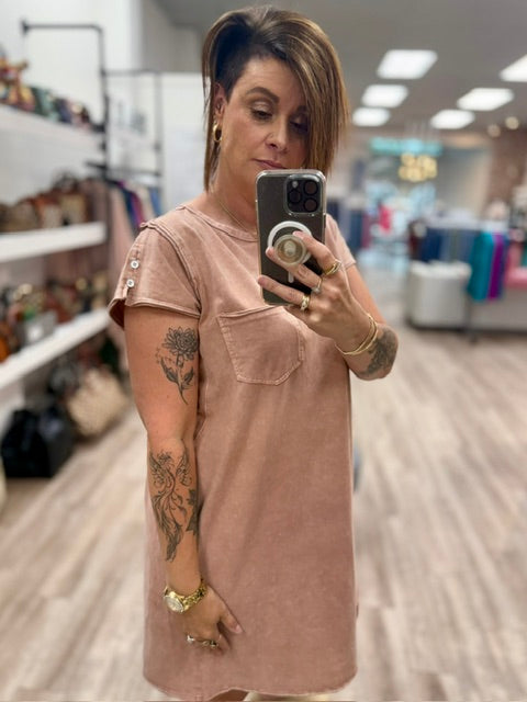 The Dusty Rose Relaxed Dress