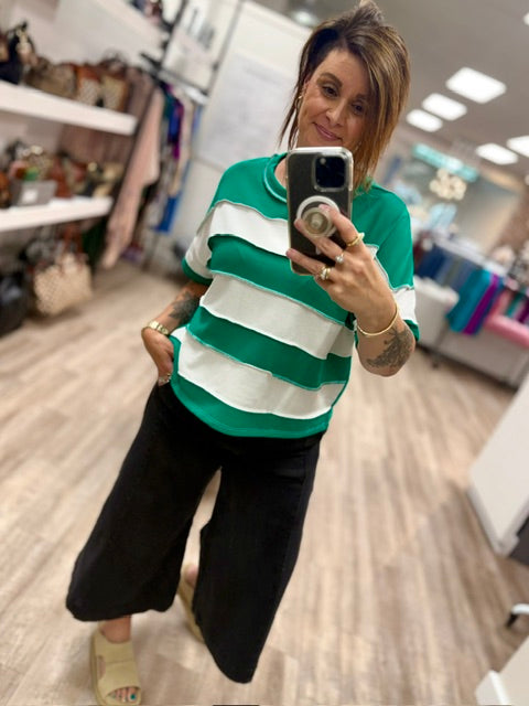 The Kickoff Tee in Kelly Green