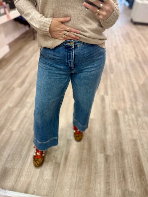 Diane High Rise Wide Leg Jeans