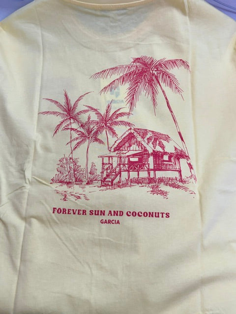 Aloha State Graphic Tee in Lush Lemon