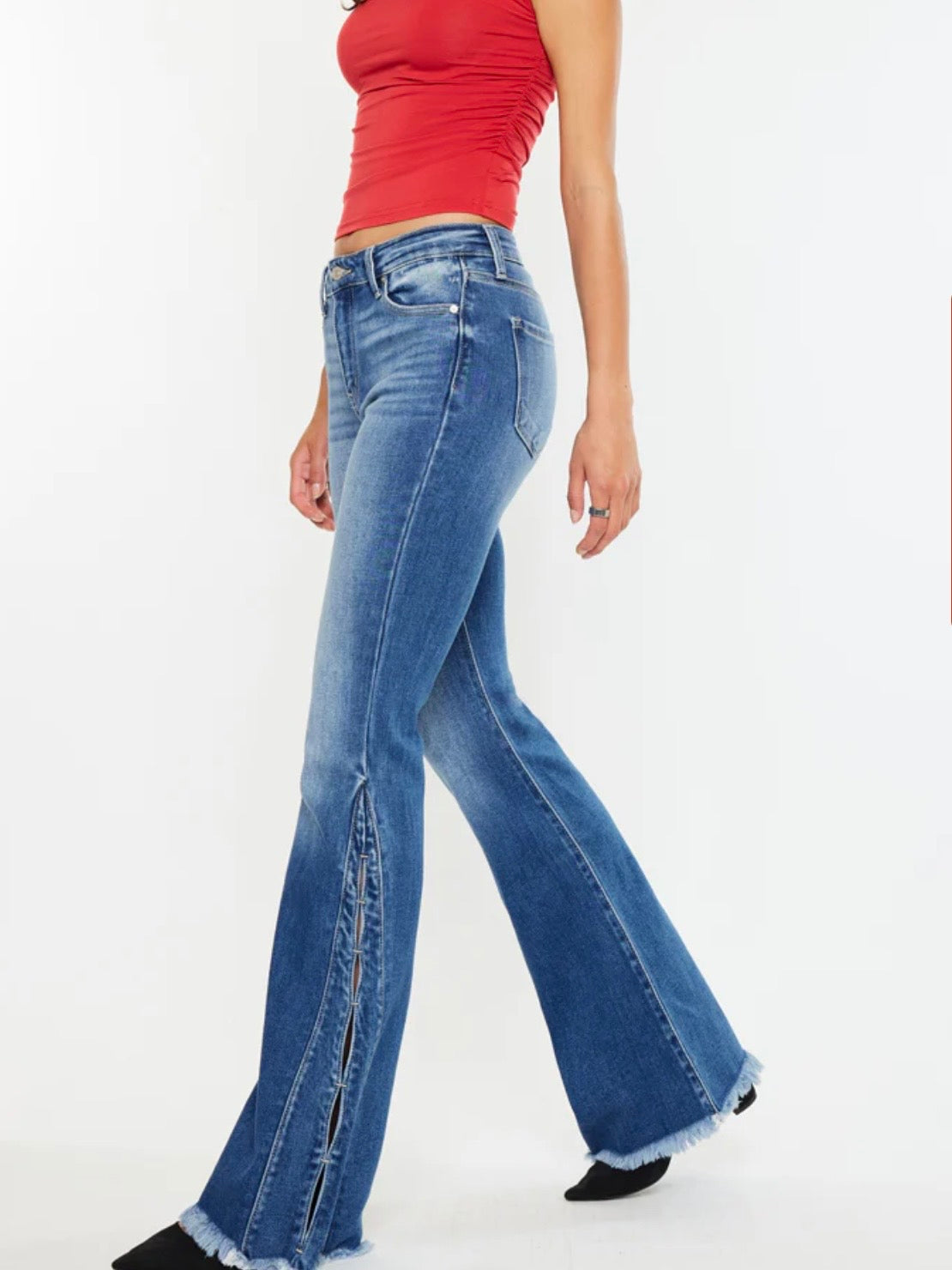 Rila High Rise Flare Jeans