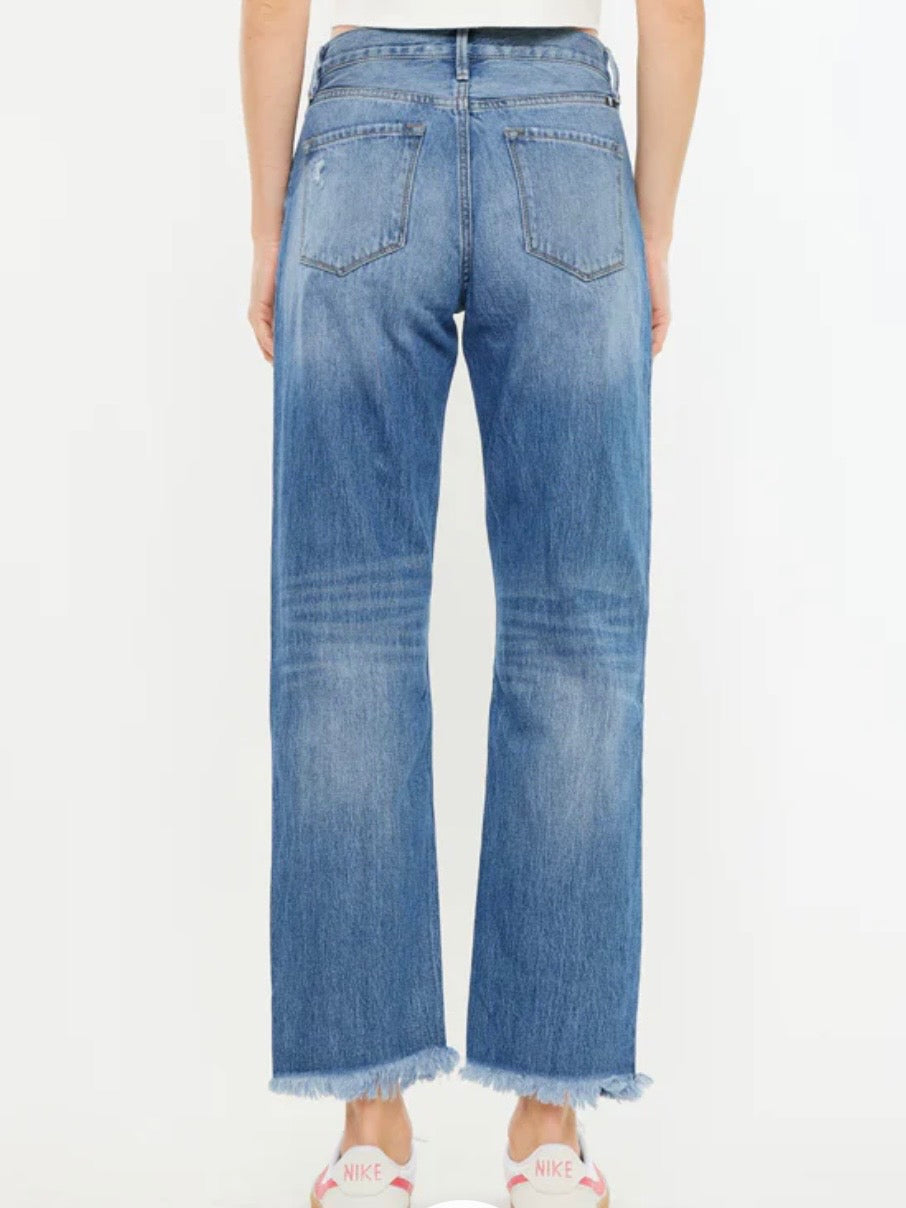 Meadow High Rise Straight Leg Jeans