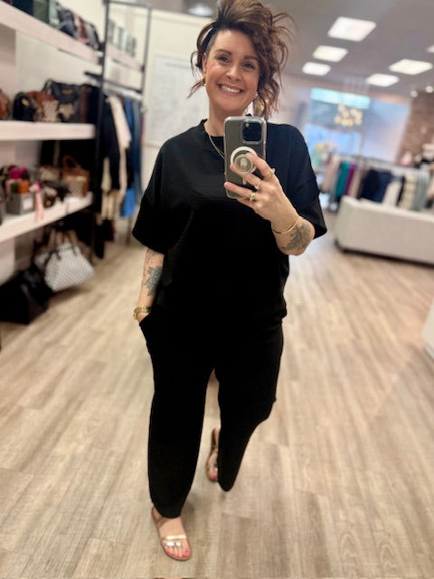 The Everyday Luxe Set in Black