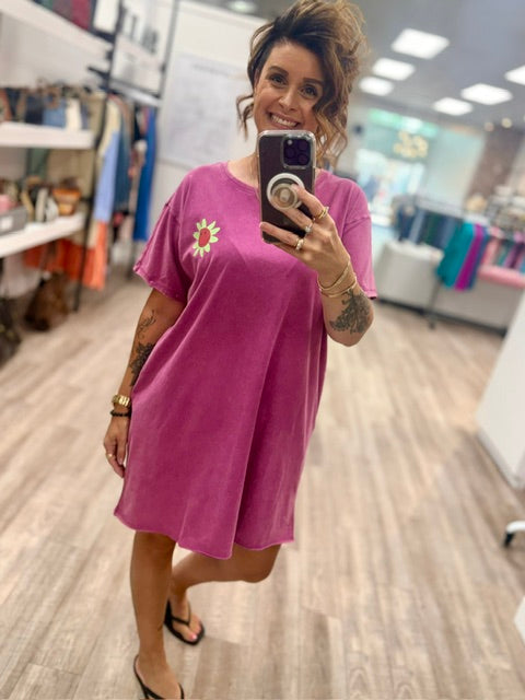 Bloom Happy Dress in Orchid