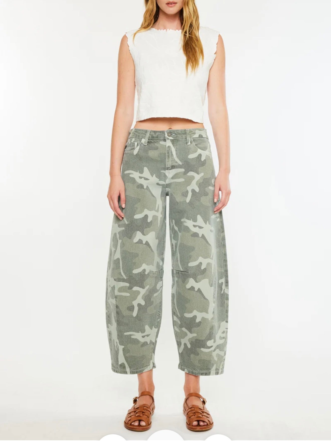 Camo Horseshoe Fit Jeans