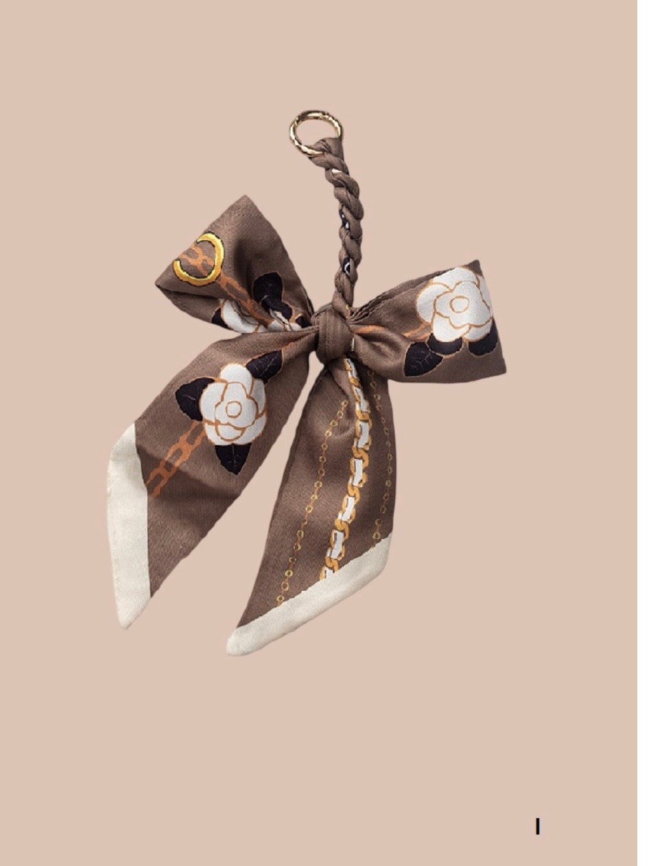 Handmade Scarf Bag Charm Keychain