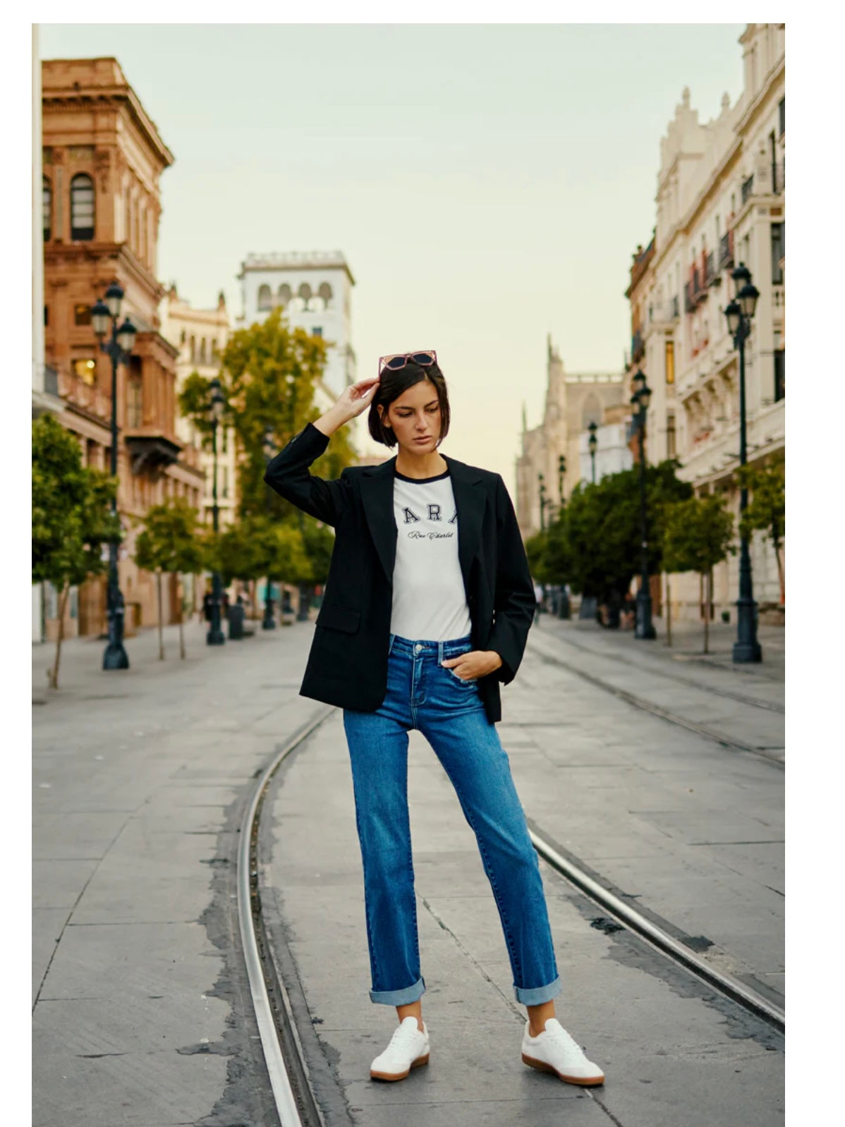 Trinity High Rise True Straight Jeans