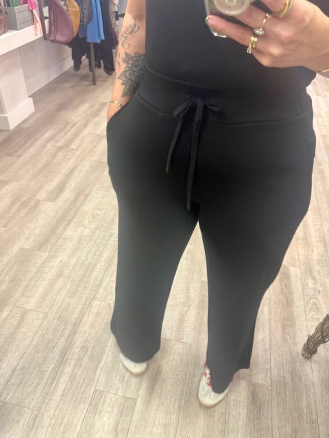 Juniva Soft Knit Jumpsuit in Black