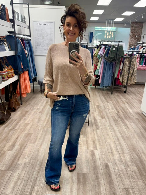 The Easy Does it Knit in Mauve
