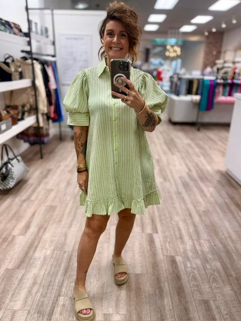 Fresh Picked Dress in Green