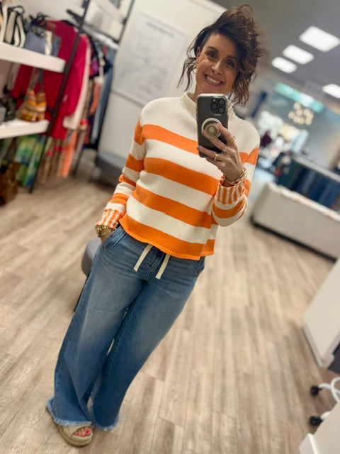 The Off Campus Knit in Orange