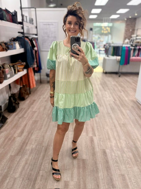 Lemon Grove Dress in Green