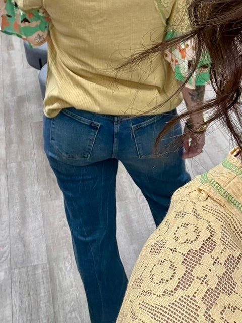 Kancan Hailey High Rise 90's Flare Jeans