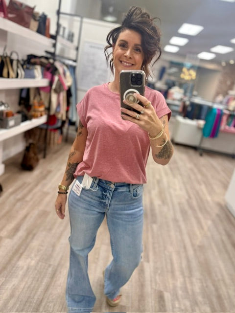 The Remi Tee in Red