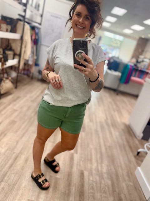 Warm Breeze Shorts in Olive