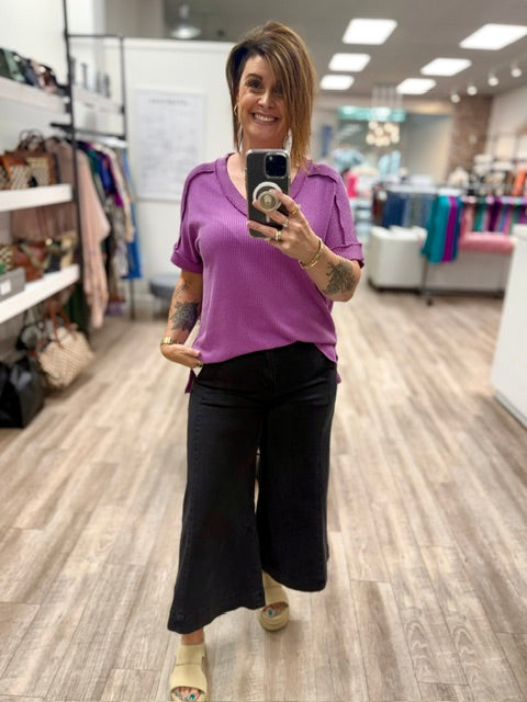 Shadow Lane Gauchos in Black