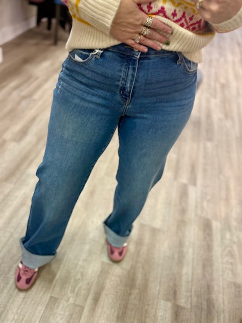 Ivanna High Rise Wide Leg Jeans