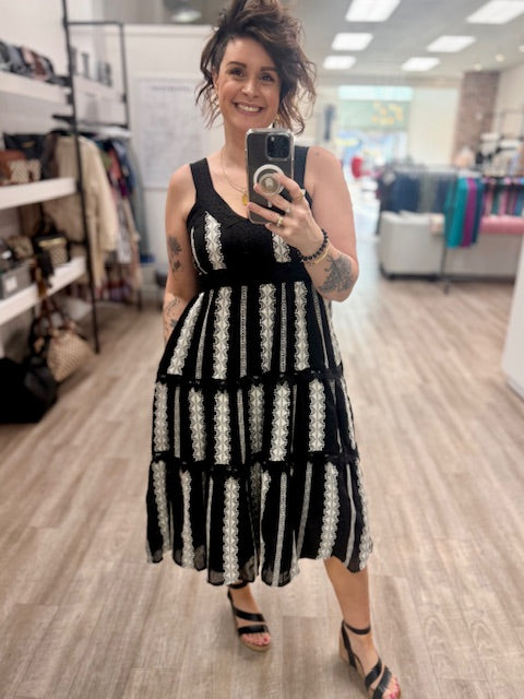 Threads of Midnight Dress in Black
