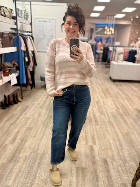 Dreamy Stripe Knit in Rainbow