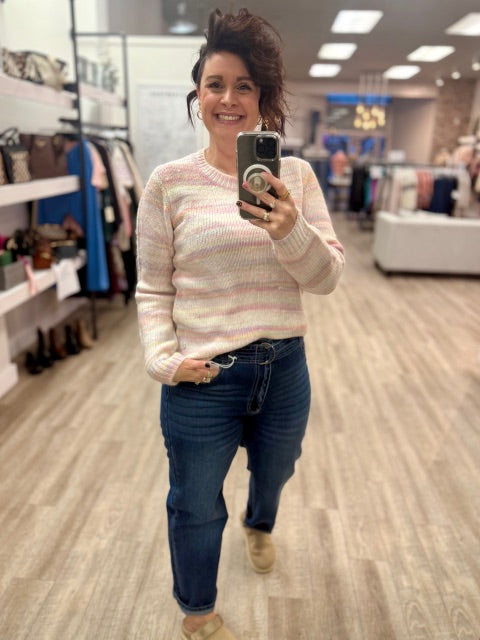 Dreamy Stripe Knit in Rainbow