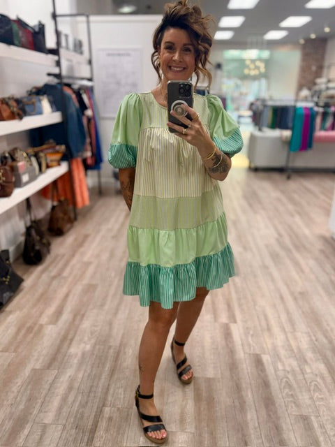 Lemon Grove Dress in Green