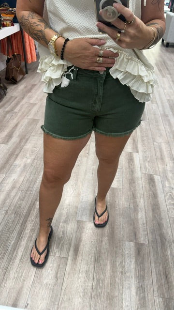 The Go Anywhere Shorts in Dark Olive