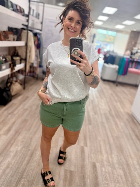 Warm Breeze Shorts in Olive