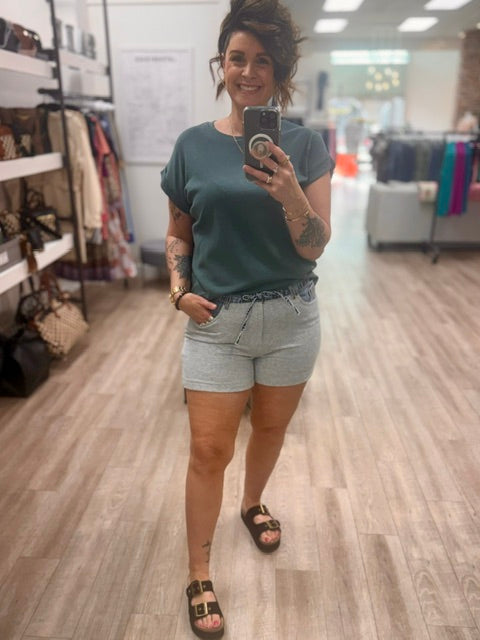 Weekend Remix Shorts in Grey