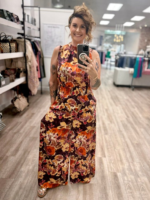 Amber Garden Jumper in Eggplant