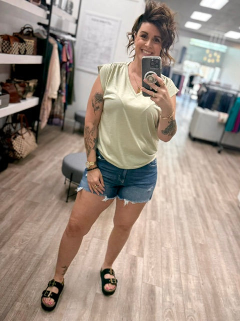 Effortless Ease Top in Celery