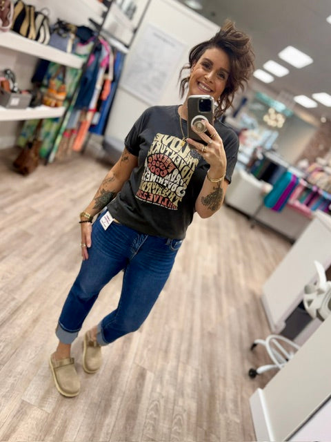 Garcia Tee in Antracite