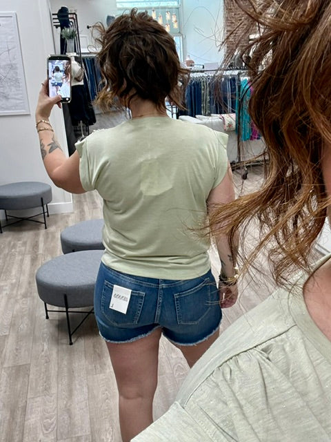 Effortless Ease Top in Celery
