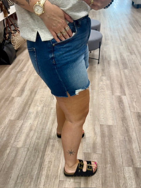 Blue Crush Cutoffs in Dark