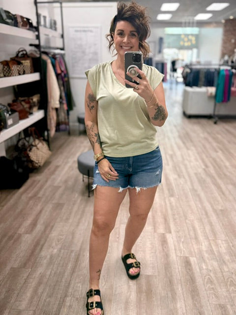 Effortless Ease Top in Celery