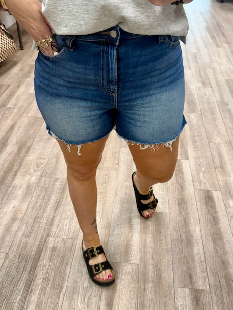 Blue Crush Cutoffs in Dark