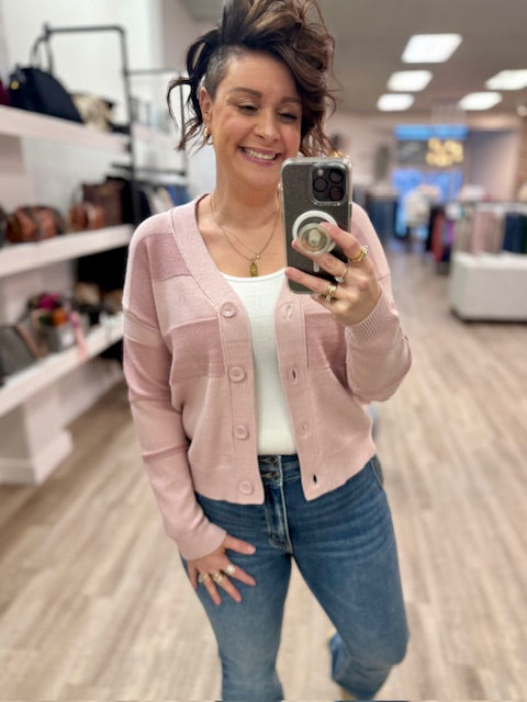 Rosé Vibes Cardi