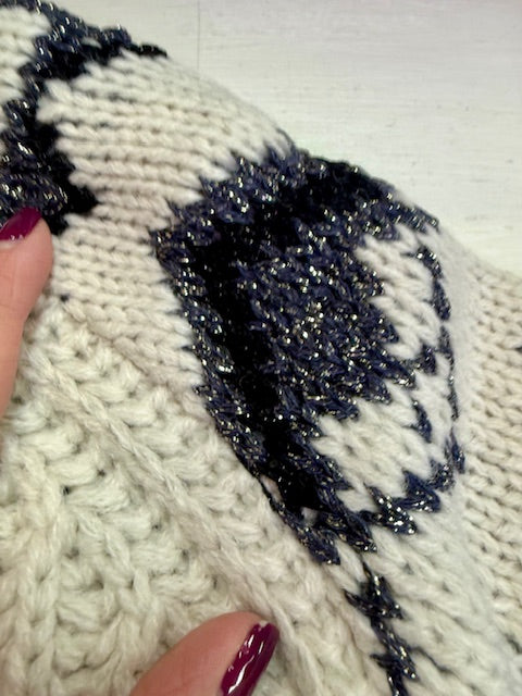 Quannah V-Neck Cardi in Beige