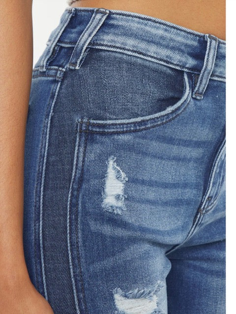 Kancan Clemont High Rise Flare Jeans