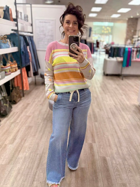 The Daydream Sweater in Grey Pink
