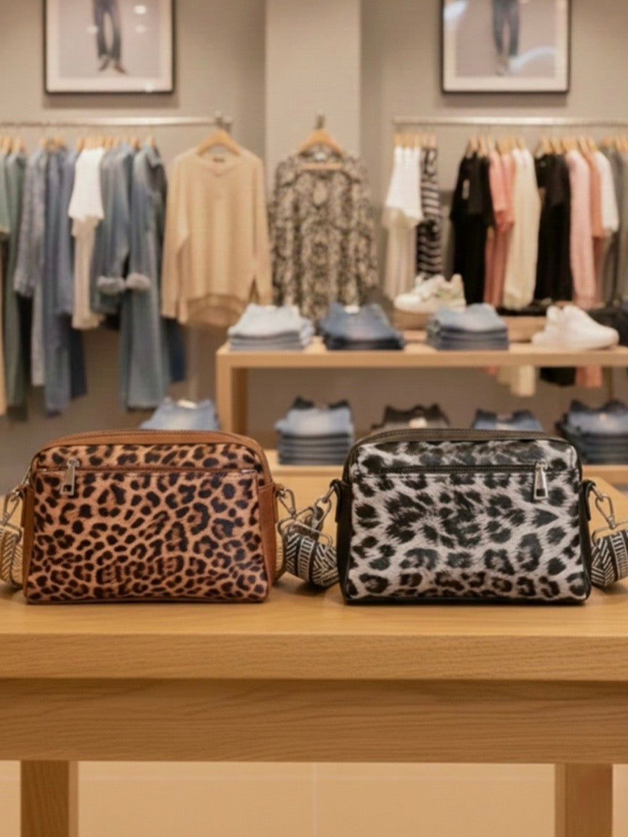 Animal Pattern Crossbody Camera Bag