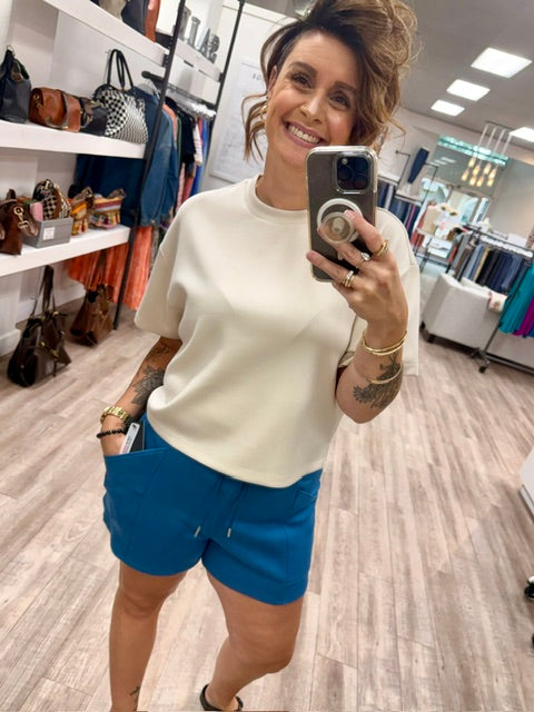 Sunny Soft Knit Top in Stone