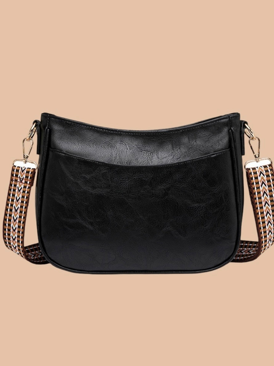 Vegan Leather Messenger Bags in Black, Grey and Camel