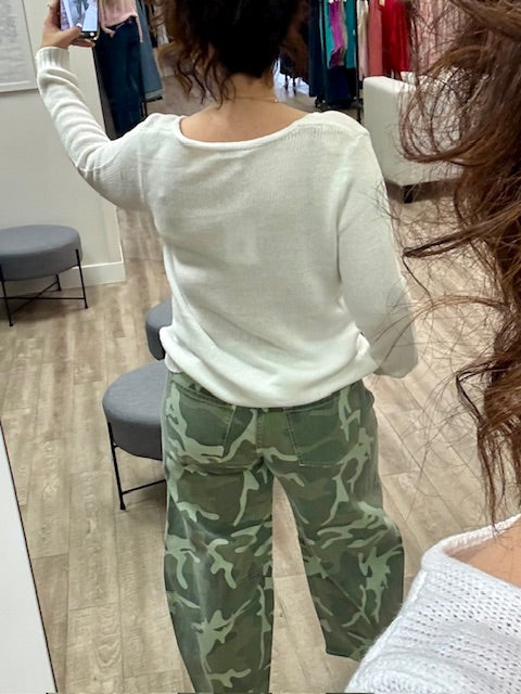 Camo Horseshoe Fit Jeans