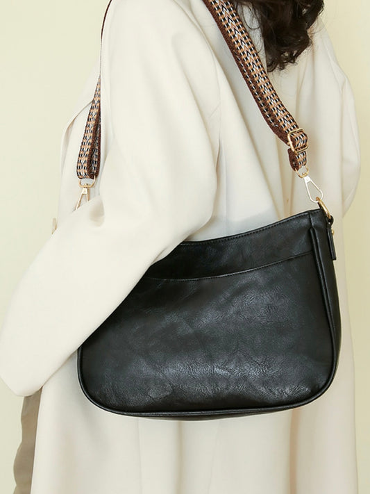 Vegan Leather Messenger Bags in Black, Grey and Camel