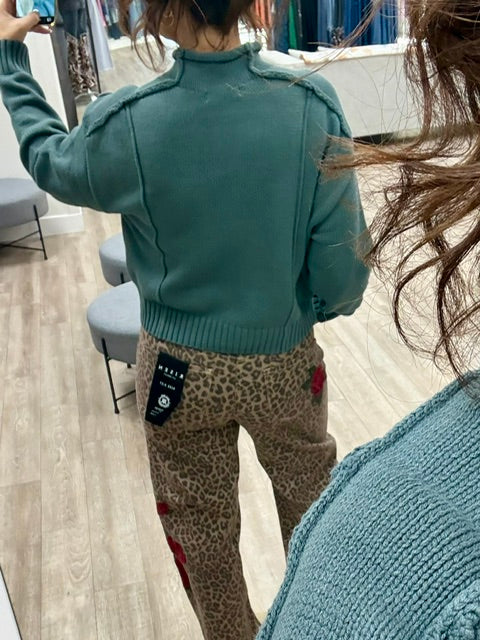 The Inside Out Knit in Ash Jade