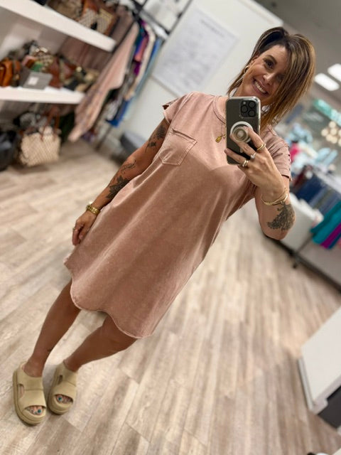 The Dusty Rose Relaxed Dress