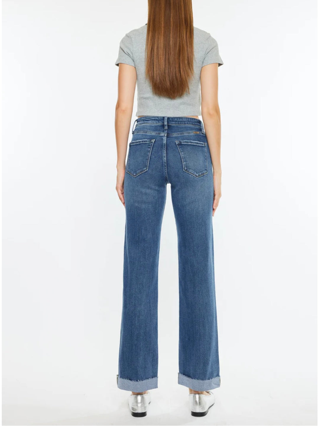 Trinity High Rise True Straight Jeans