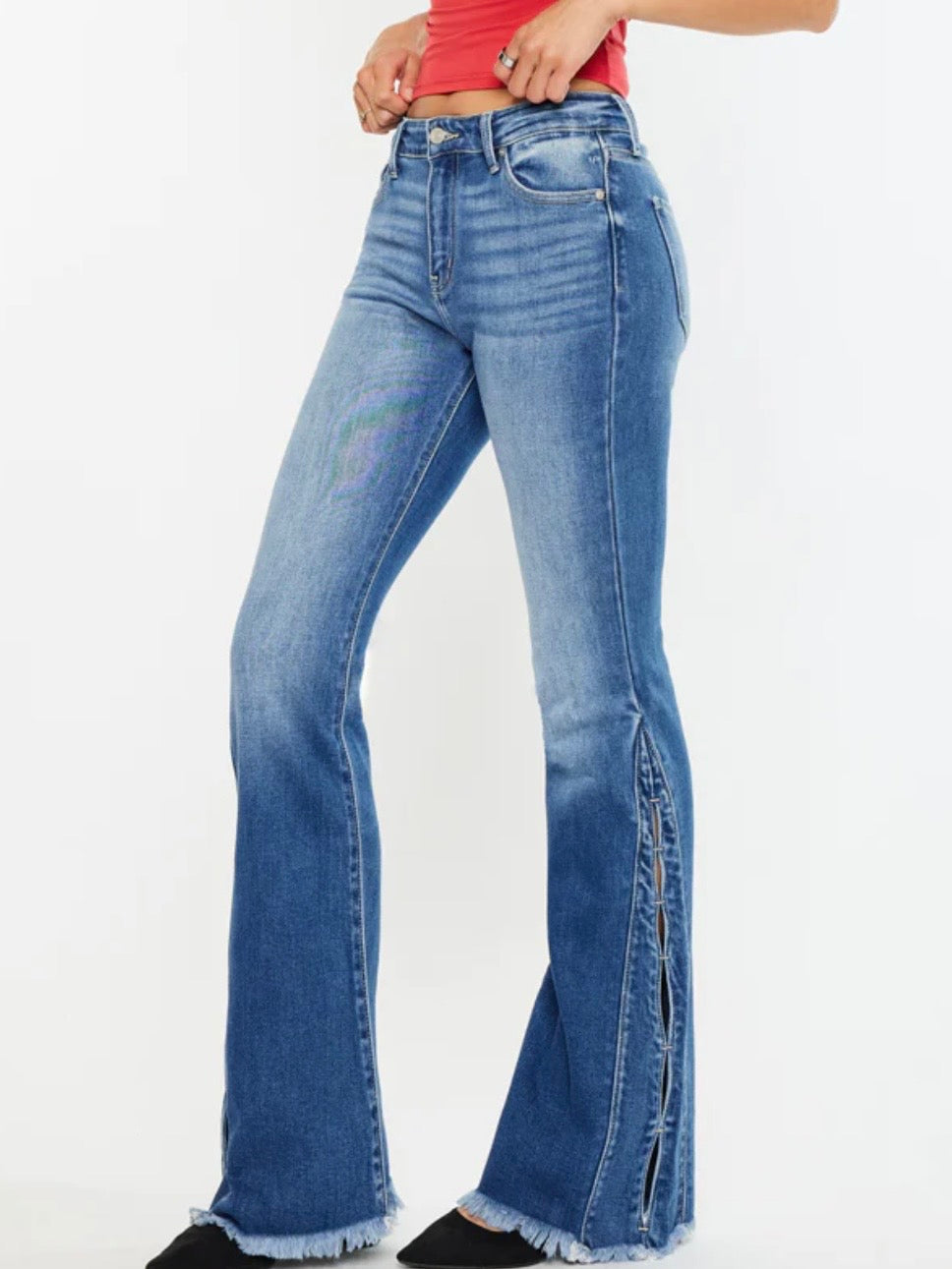 Rila High Rise Flare Jeans