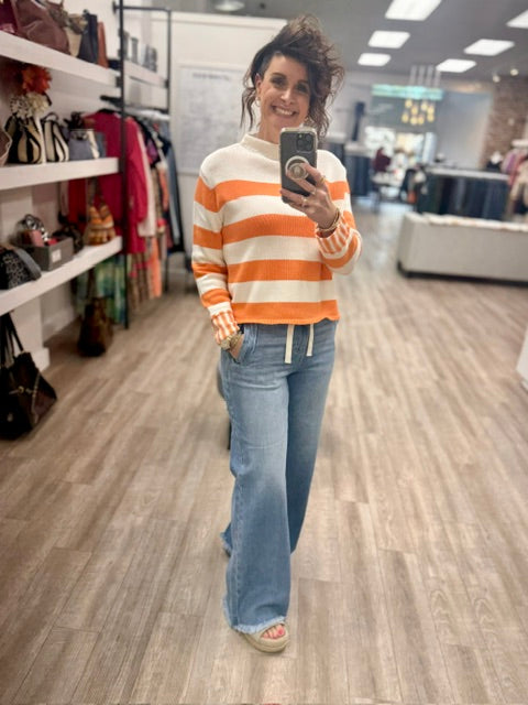 The Off Campus Knit in Orange