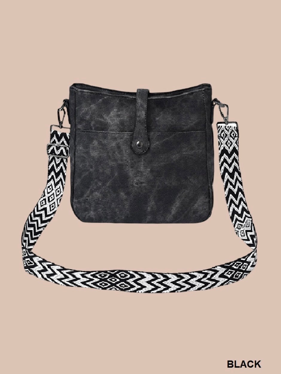 Faux Leather Messenger Bags in Black, Camel and Mocha